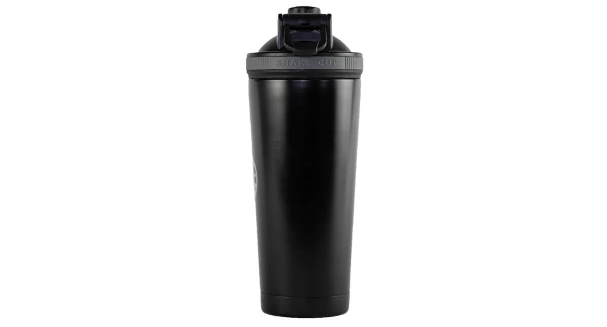 Black Stainless Steel Blender Bottle