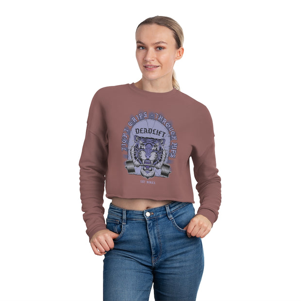 Women's Cropped Deadlift Sweatshirt